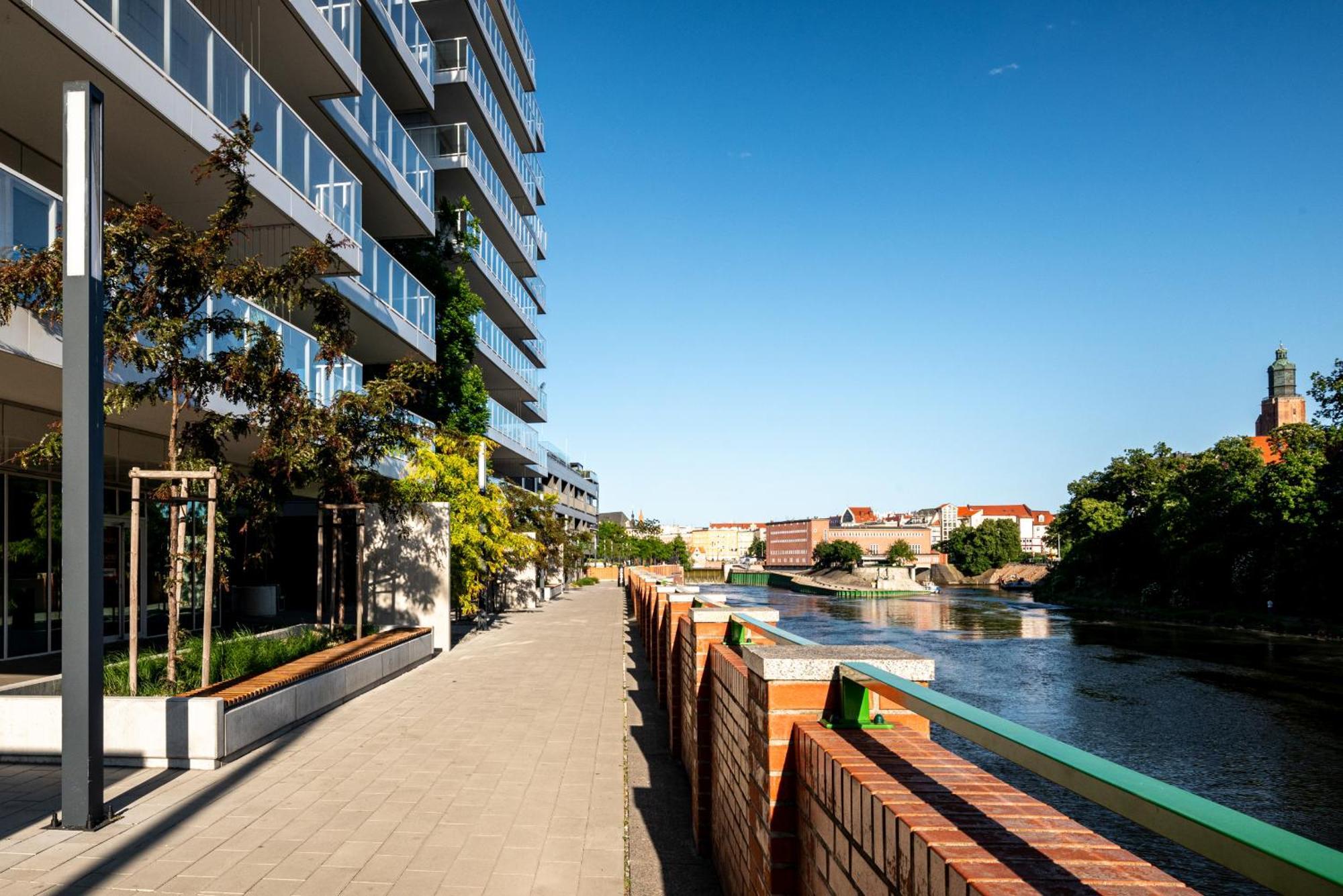 Witolda Riverside Apartments - Balcony, City View - By Rentujemy Breslau Exterior foto